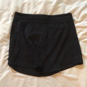 Kendall and Kylie black mini skirt
